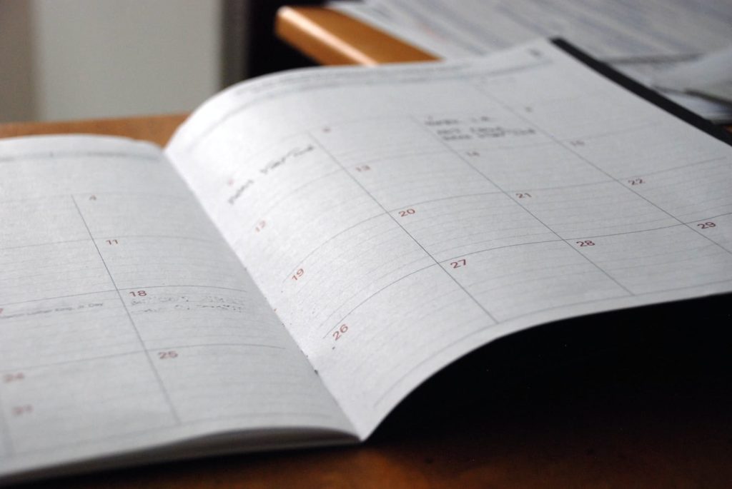calendrier planification