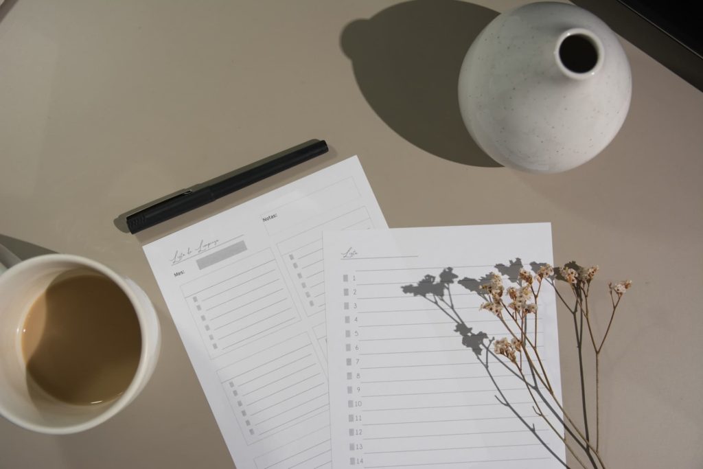 organisation agenda