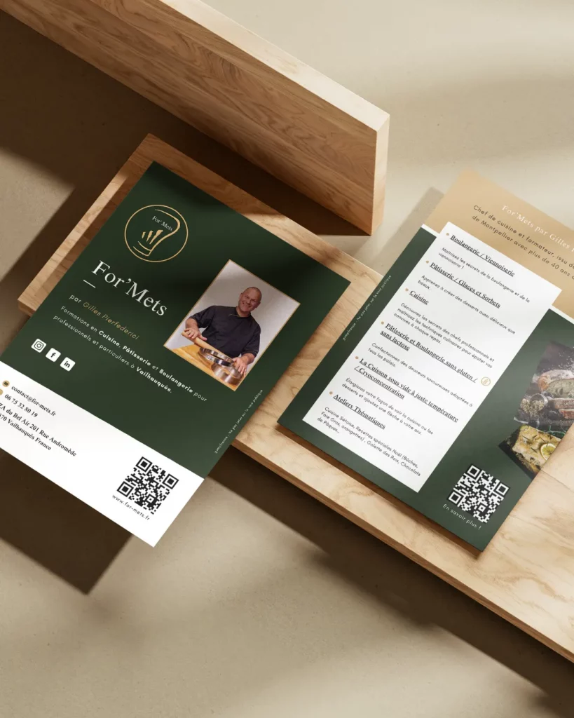 Mockup du flyer pour For' Mets.