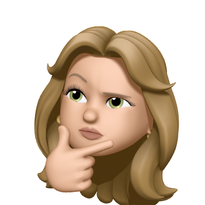 Memoji de Justine l'air intrigué.
