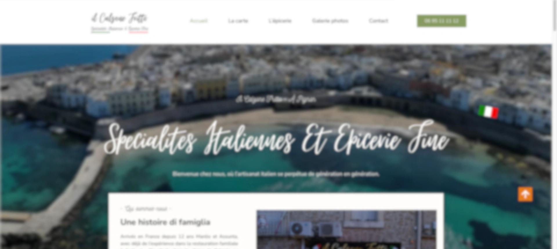 Lien du site Calzone