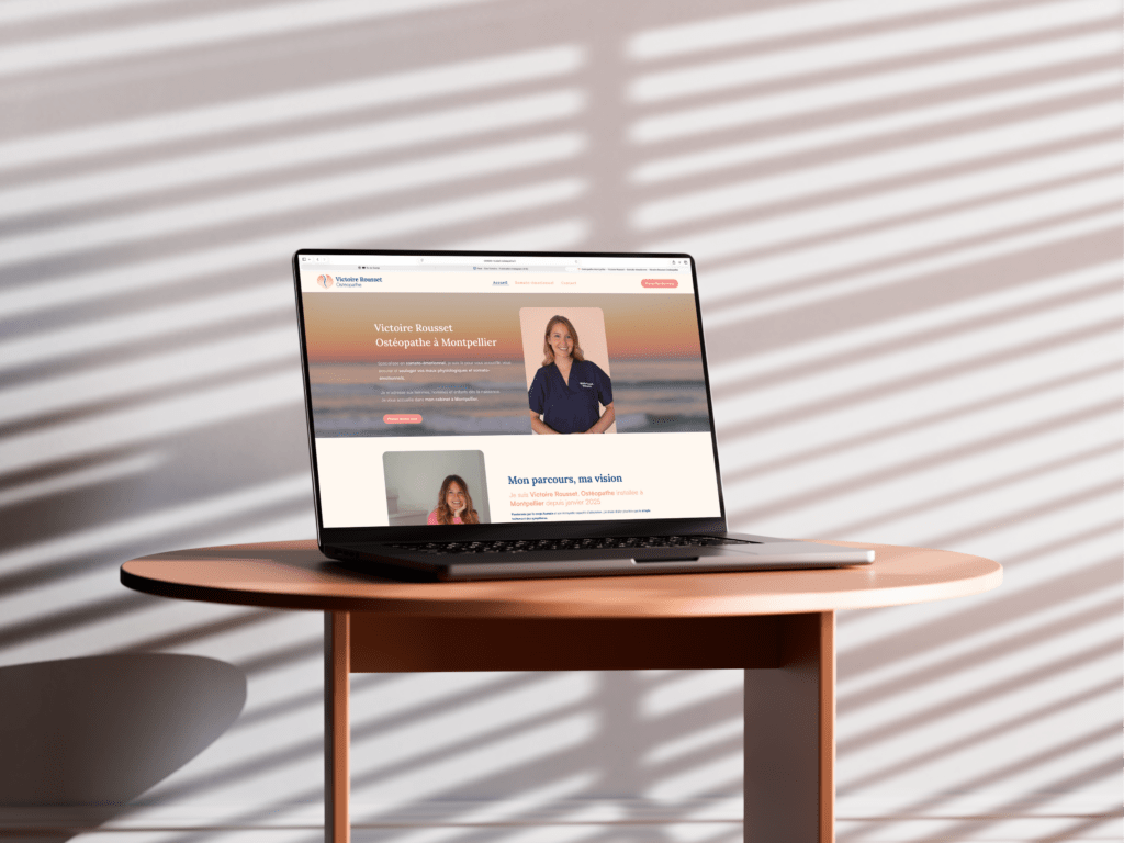 Site internet de Victoire Rousset.
